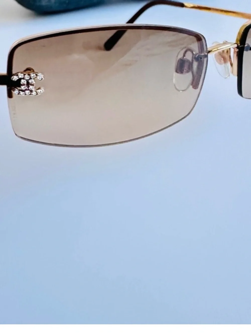💫 CHANEL vintage sunglasses Swarovski CC’s crystal